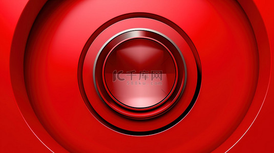 洗漱品图标背景图片_红色背景中的单色 3d 图标