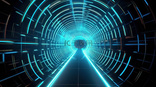 时间漩涡隧道背景醒目 3d 渲染 vj 虫洞