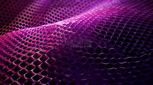 紫色网格背景背景图片_具有紫色阴影的 3d 形状的渐变网格背景
