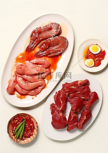 亚洲食品猪肉十件套