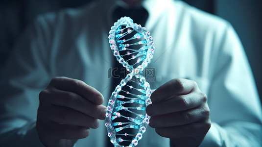 掌握科技背景图片_1 医生掌握 DNA 3D 打印