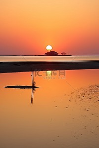 缅因州背景图片_加藤村戈汉缅因州南部的日出