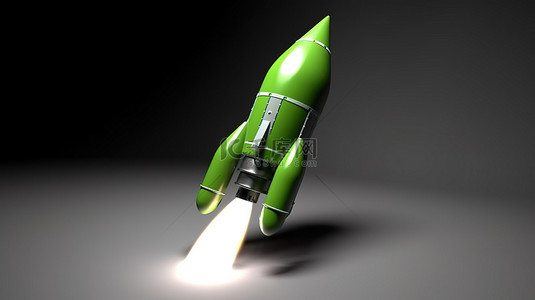 科技卫星背景图片_在 3d 渲染中概念化的火箭