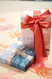 水墨画水墨画背景图片_包含日式礼物的包裹