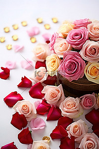 婚礼背景图片_印度插花 婚礼鲜花 玫瑰