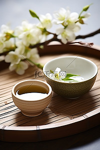 由白樱花制成的歌舞伎茶日式绿茶叶埃德蒙顿茶叶公司
