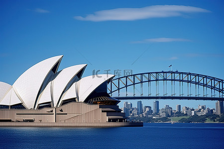 悉尼港 海港大桥和歌剧院