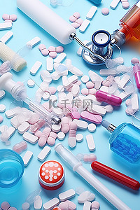 医疗用品矢量图背景图片_医疗用品 医疗用品