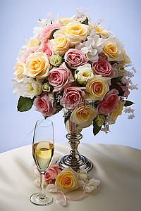 婚礼花束 新娘花束 玫瑰