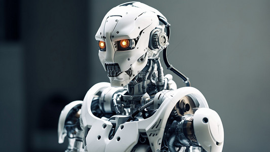 智能机器人机械高科技背景