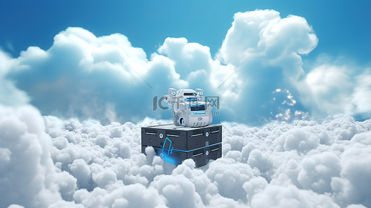 自动存储背景图片_机器人渲染自动云存储技术的未来