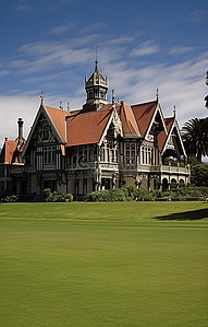 草地新西兰背景图片_南国塔瓦的马纳古里之家 jpg