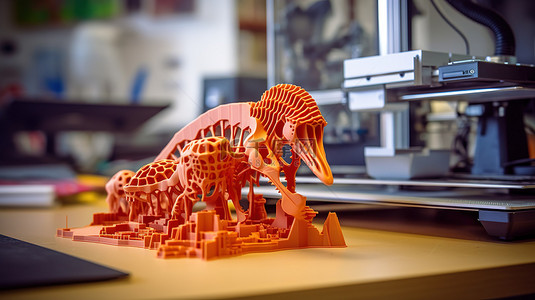 精密工业背景图片_实验室 3D 打印模型令人惊叹的精密打印展示
