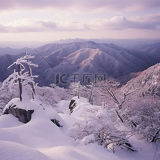 山背景图片_高原山附近的雪山顶视图