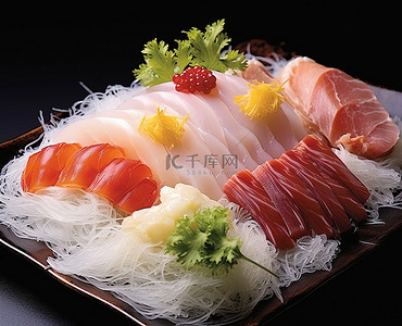 日本大阪背景图片_大阪最好的生鱼片