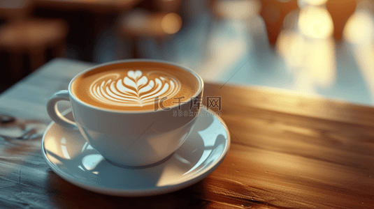 热气背景图片_一杯温馨暖心的咖啡饮品图片6