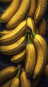 新鲜香蕉背景图片_水果香蕉植物