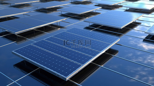 节能太阳能背景图片_革命性的 3D 太阳能电池板系统可提高能源效率