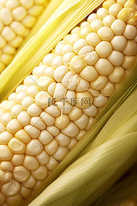 玉米收获背景图片_新鲜收获的玉米的特写