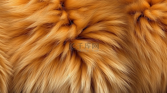 狐狸动物背景图片_极端特写狼或狐狸动物毛发纹理的 3D 渲染