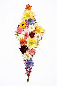 箭头图片可爱背景图片_倒置箭头中混合着鲜花的病房