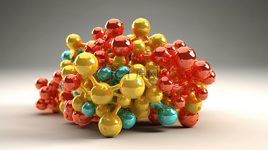 病菌gif背景图片_3D 渲染中分子或细菌表面浮雕和移位的孤立物体