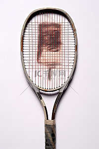 一个木制网球拍，上面写着“胜利者”一词
