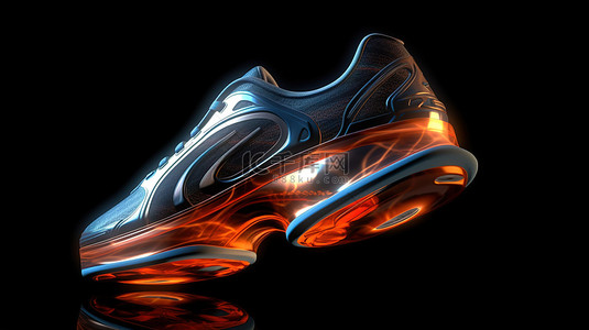 高速 3D 鞋的插图