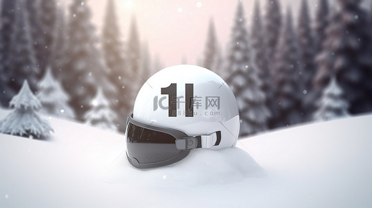 令人惊叹的 3d 渲染中的产品展示 11 11 冬季销售概念