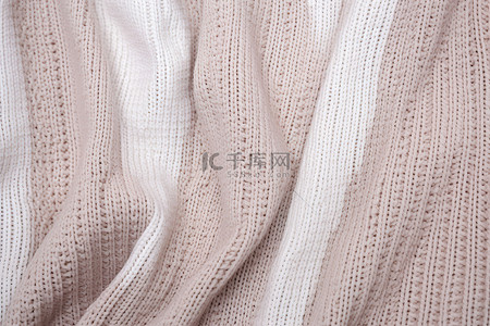灰色棉质针织面料浅棕色和白色纱线和针织设计