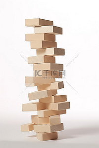两块木块组成一座塔