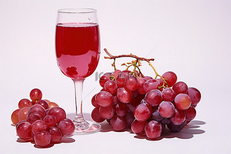 食物一杯饮料背景图片_一杯红葡萄和一杯饮料