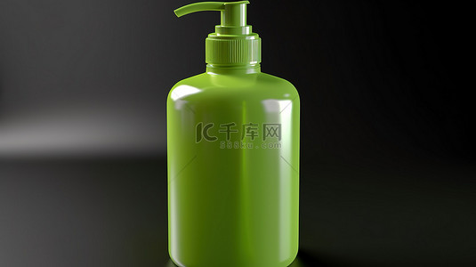 皮膚護理背景图片_3d 渲染中未标记的塑料泵瓶