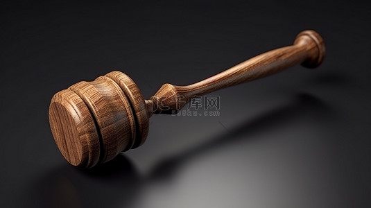 法律锤背景图片_3d 渲染的木锤供合法使用
