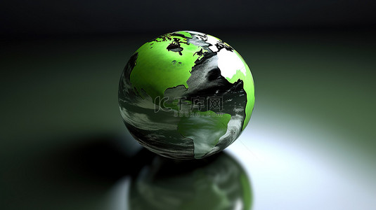 日行灯图标背景图片_世界地球日 3d 图标