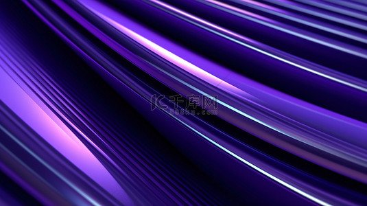 紫色金属背景与线性图案