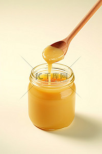 食品坚果背景图片_蜂蜜坚果黄油