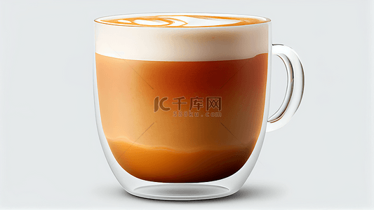 冰奶茶饮品背景图片_咖啡拿铁透明背景