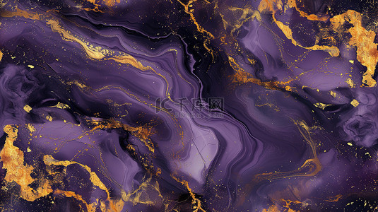 紫色鎏金大理石花纹素材