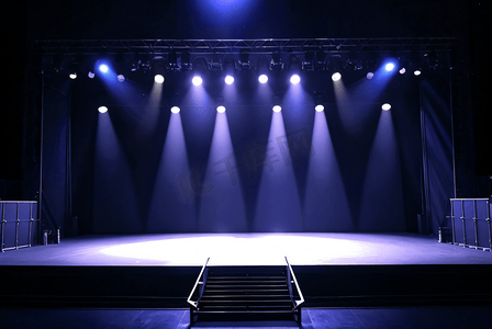 大型舞台灯光效果摄影图