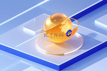 投票icon背景图片_3D立体金融商务办公ICON图标背景