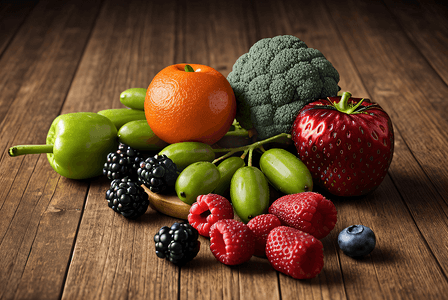高清水果蔬菜图摄影照片_新鲜营养果蔬高清摄影图6