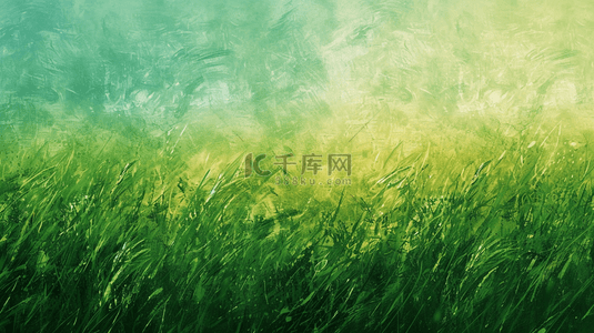 手绘草坪草地背景图片_绿色简约手绘风景墙面的背景5