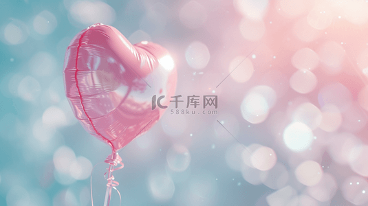 粉蓝清新背景图片_粉蓝色简约浪漫彩色气球的背景图5