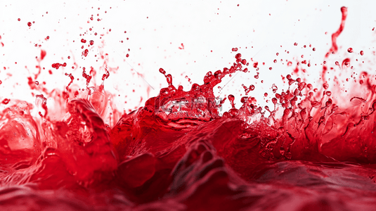 红色浪花背景图片_红色创意水花飞溅动感四溅的图片12