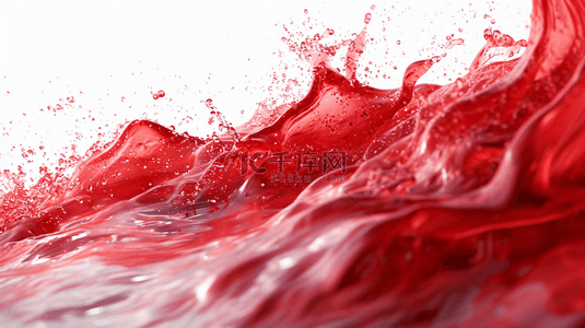 红色创意水花飞溅动感四溅的图片6