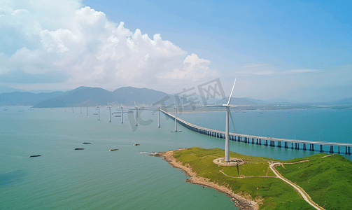广东河源缺牙山风力发电机