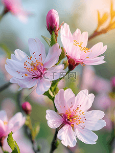 大自然清新背景图片_春天摄影图花朵植物高清图片