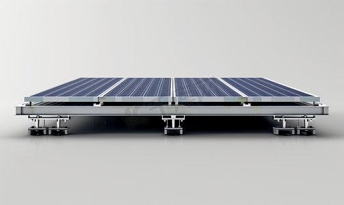 船屋上的太阳能电池板设备