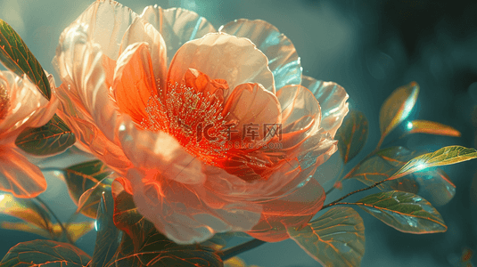 鲜花透明背景图片_一朵盛开的鲜花唯美背景15